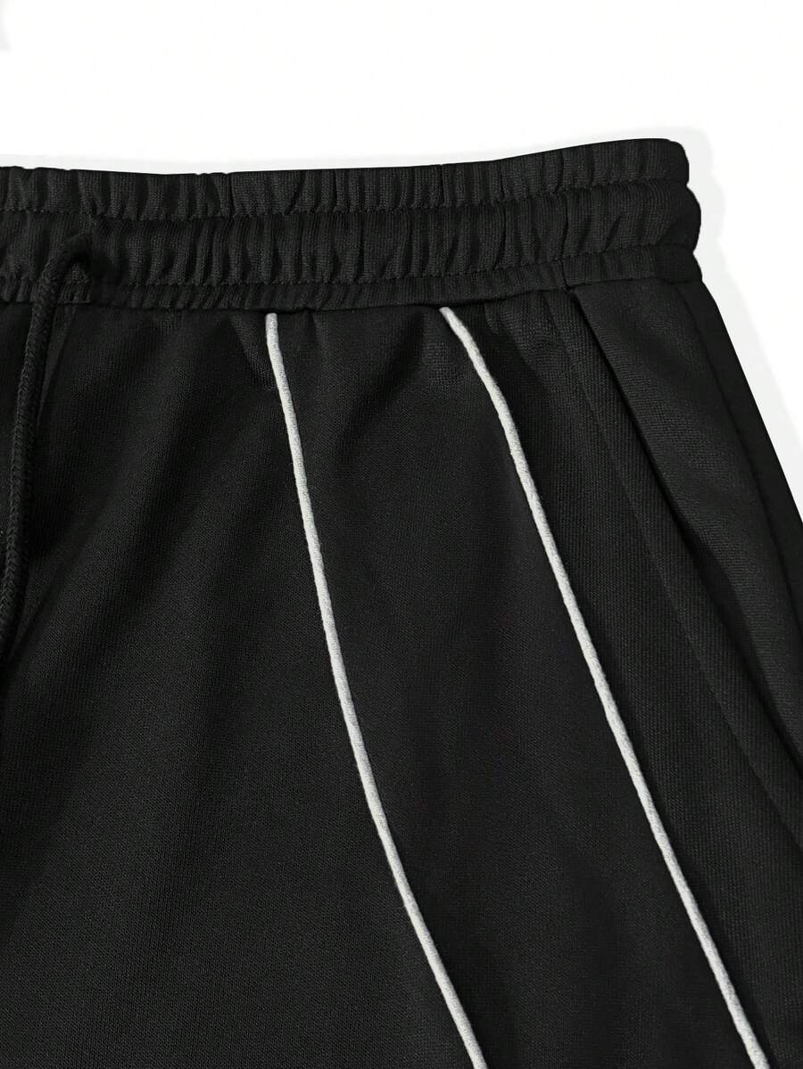 Men's Elastic Waist Strap-Divider Casual Sweatpants