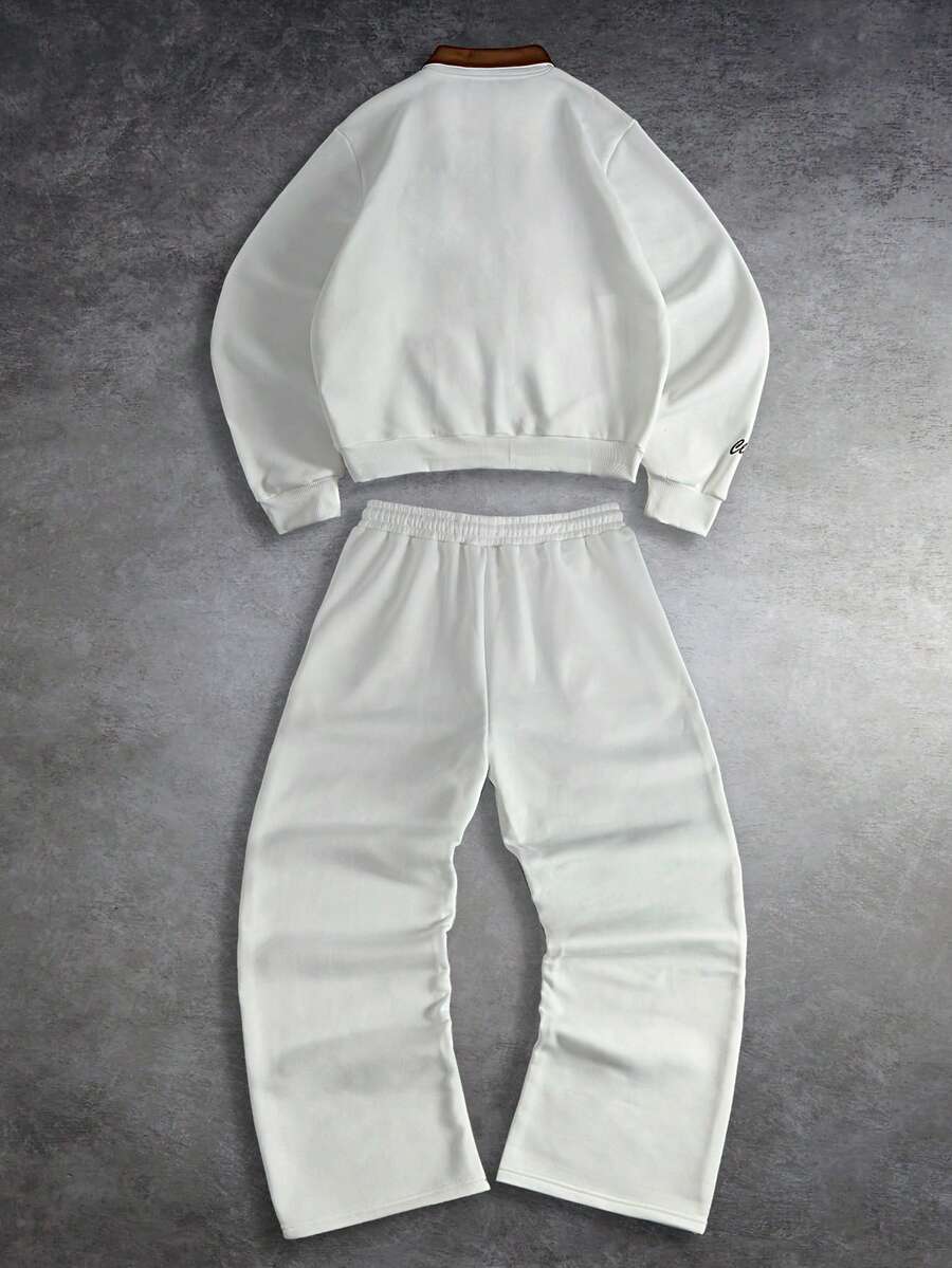 Men's 2pc Zip-Up Jacket And Pants Set