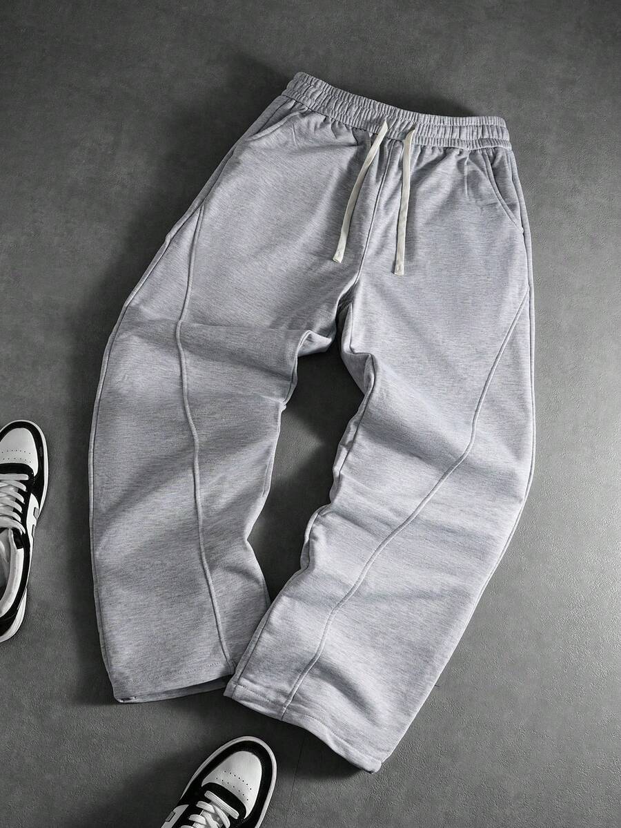 Men's Solid Color Casual Sweatpants