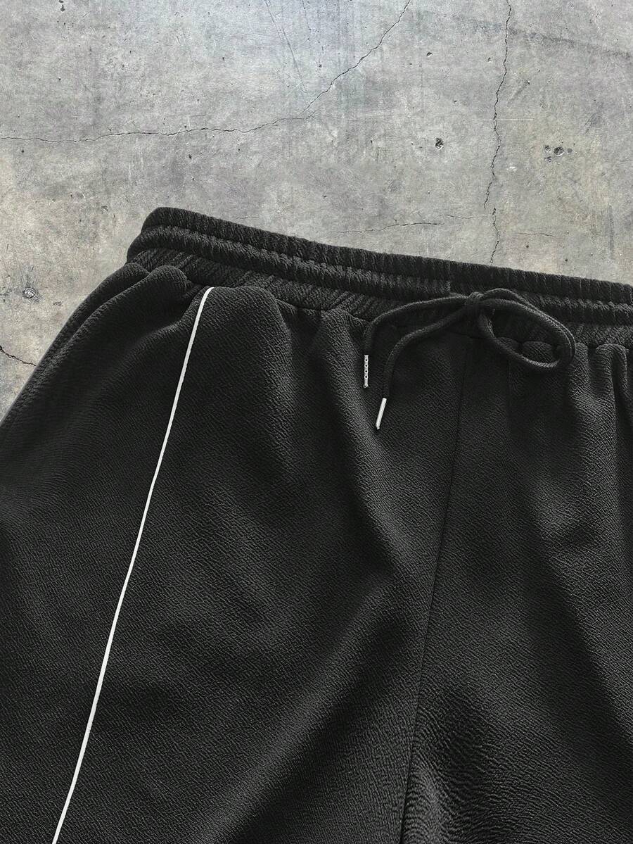 Geometric Print T-Shirt Wide Leg Pants