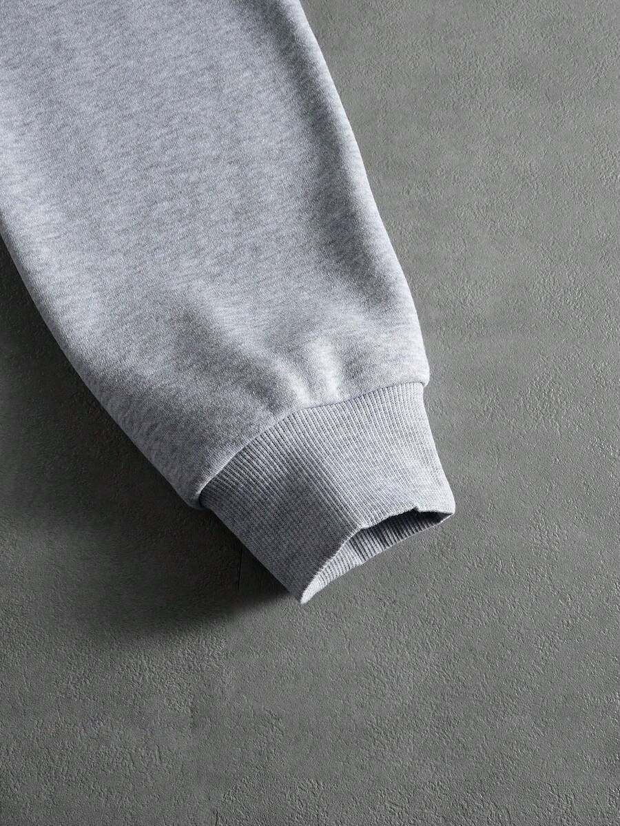 Embroidered Hoodie Wide Leg Sweatpants Set