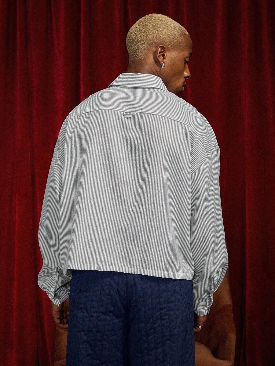 Men's Casual Long Sleeve Printed Shirt