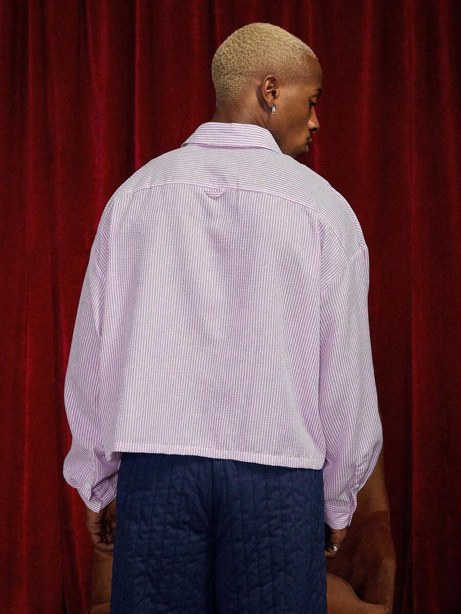 Men's Casual Long Sleeve Printed Shirt