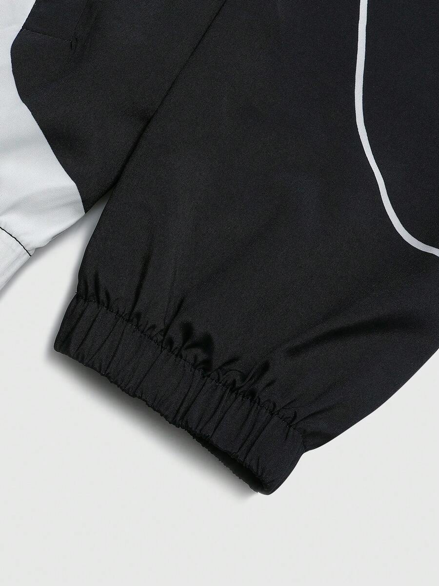 Unisex Motorcycle Graphic Print Long Sleeve Jacket