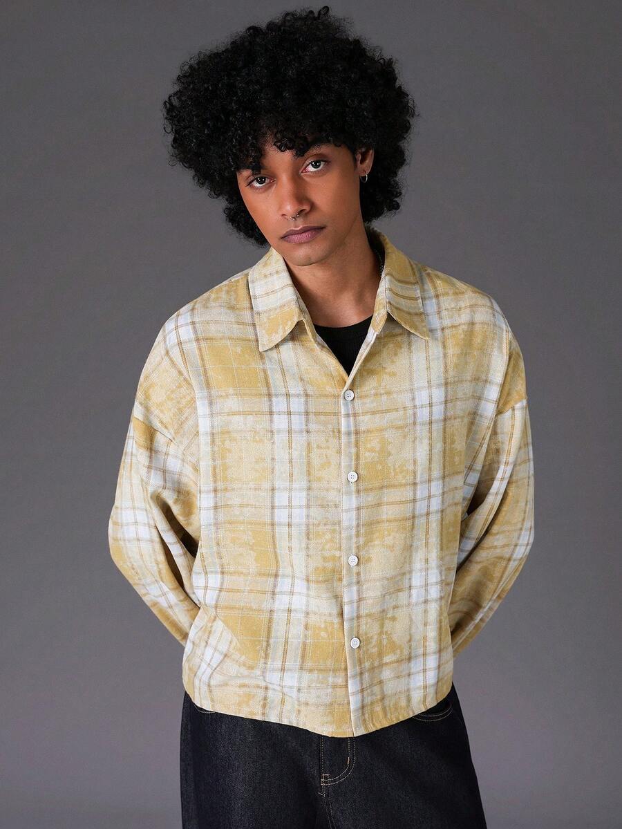 Men's Casual Long Sleeve Printed Shirt