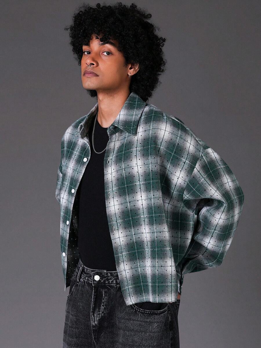 Men's Casual Long Sleeve Printed Shirt