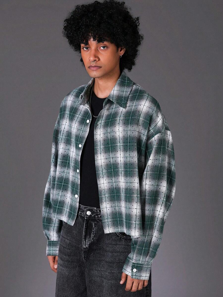 Men's Casual Long Sleeve Printed Shirt