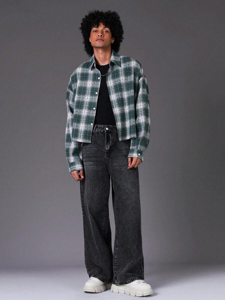 Men's Casual Long Sleeve Printed Shirt