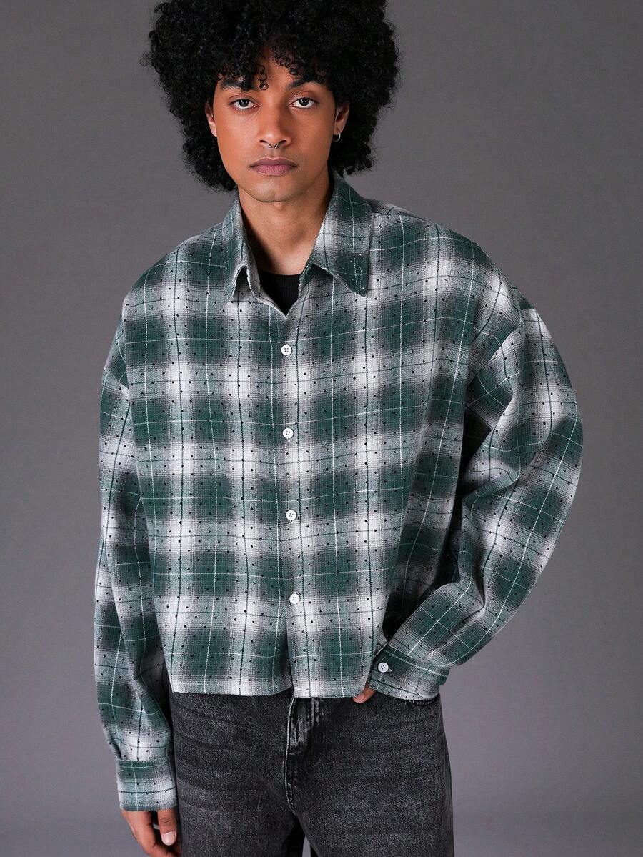 Men's Casual Long Sleeve Printed Shirt