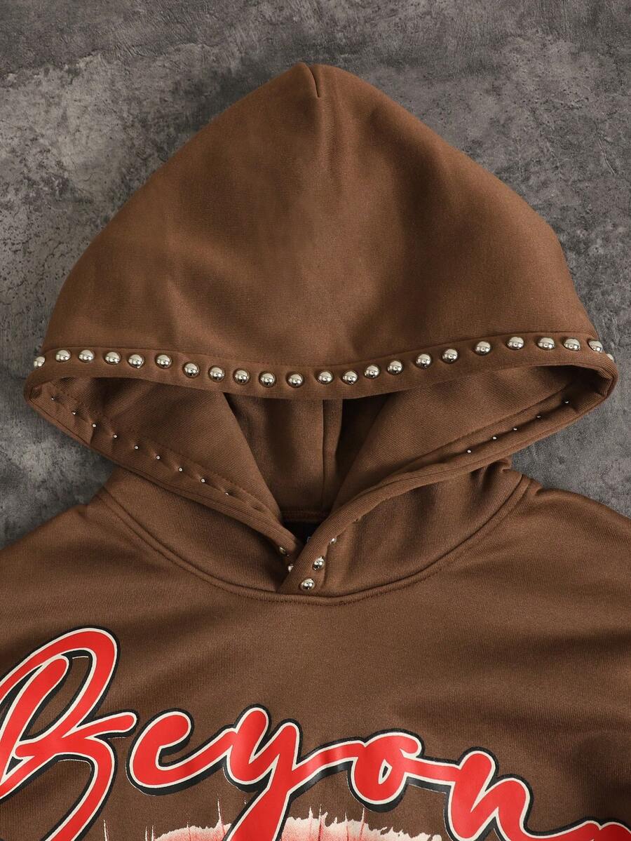 Eye Print Hoodie And Sweatpants Set