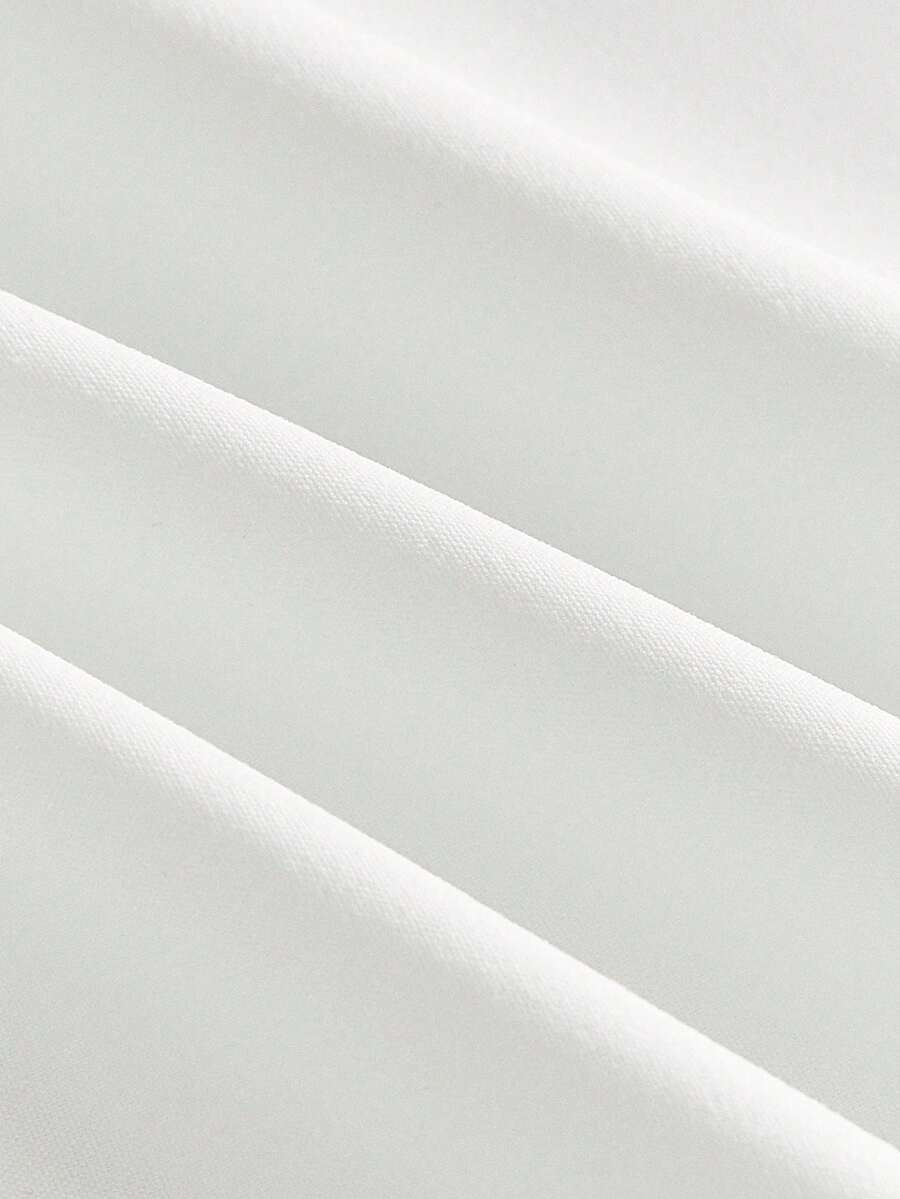 Men's Plaid Woven Short Sleeve Cropped Shirt