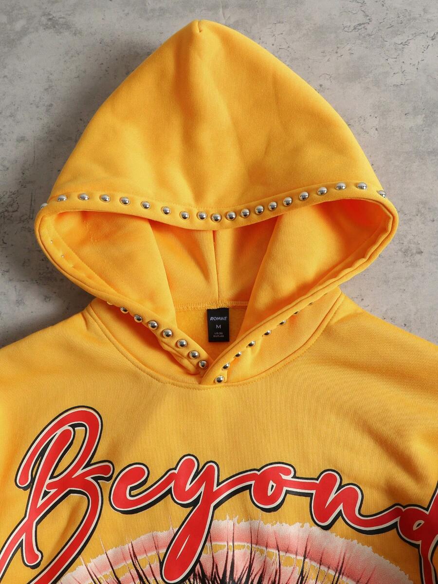 Eye Print Hoodie And Sweatpants Set