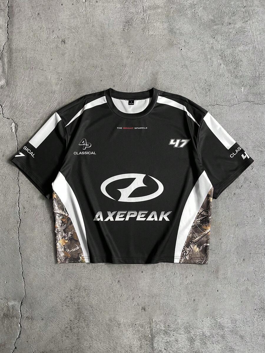 Leopard Patchwork T-Shirt And Pants Set