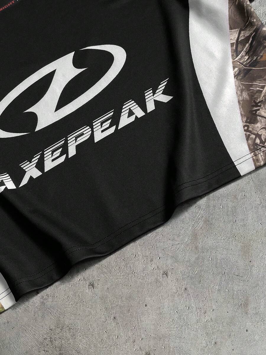 Leopard Patchwork T-Shirt And Pants Set