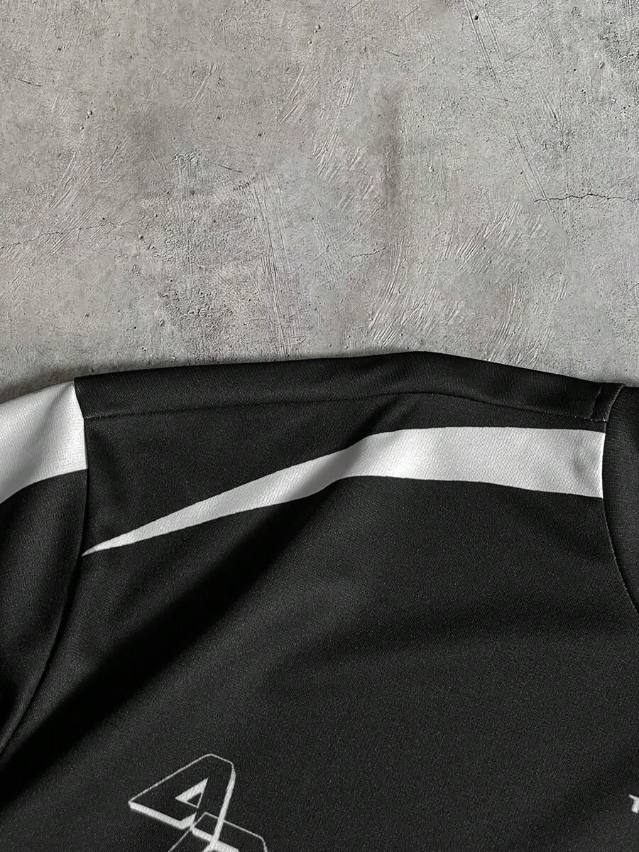 Leopard Patchwork T-Shirt And Pants Set