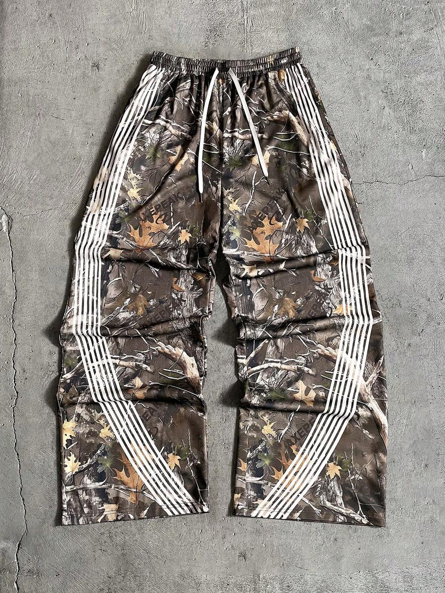 Leopard Patchwork T-Shirt And Pants Set