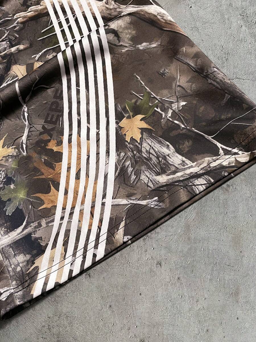 Leopard Patchwork T-Shirt And Pants Set