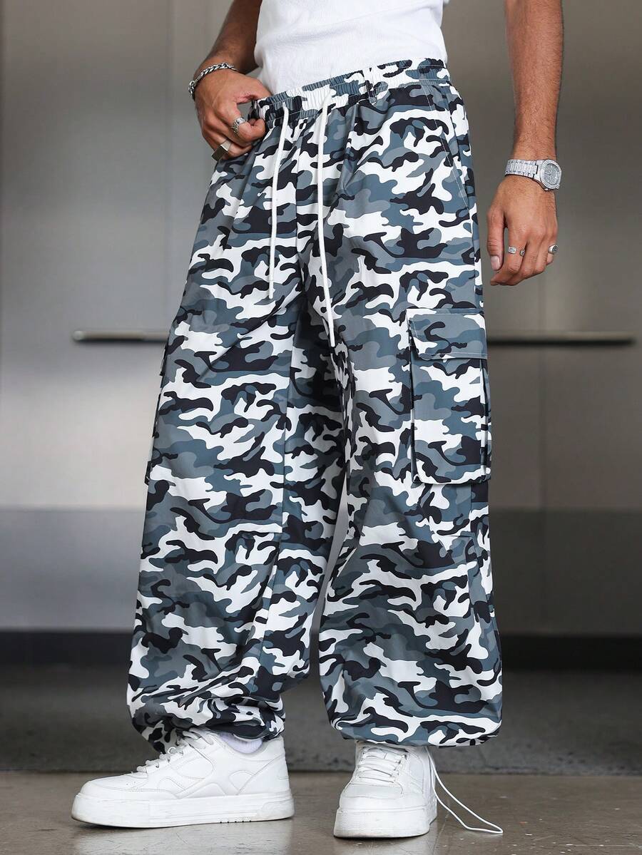 Men's Casual Loose Cargo Pants