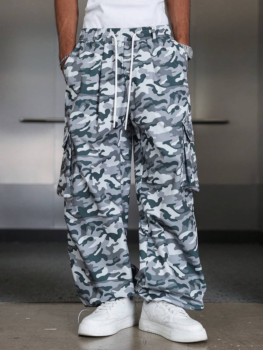Men's Casual Loose Cargo Pants