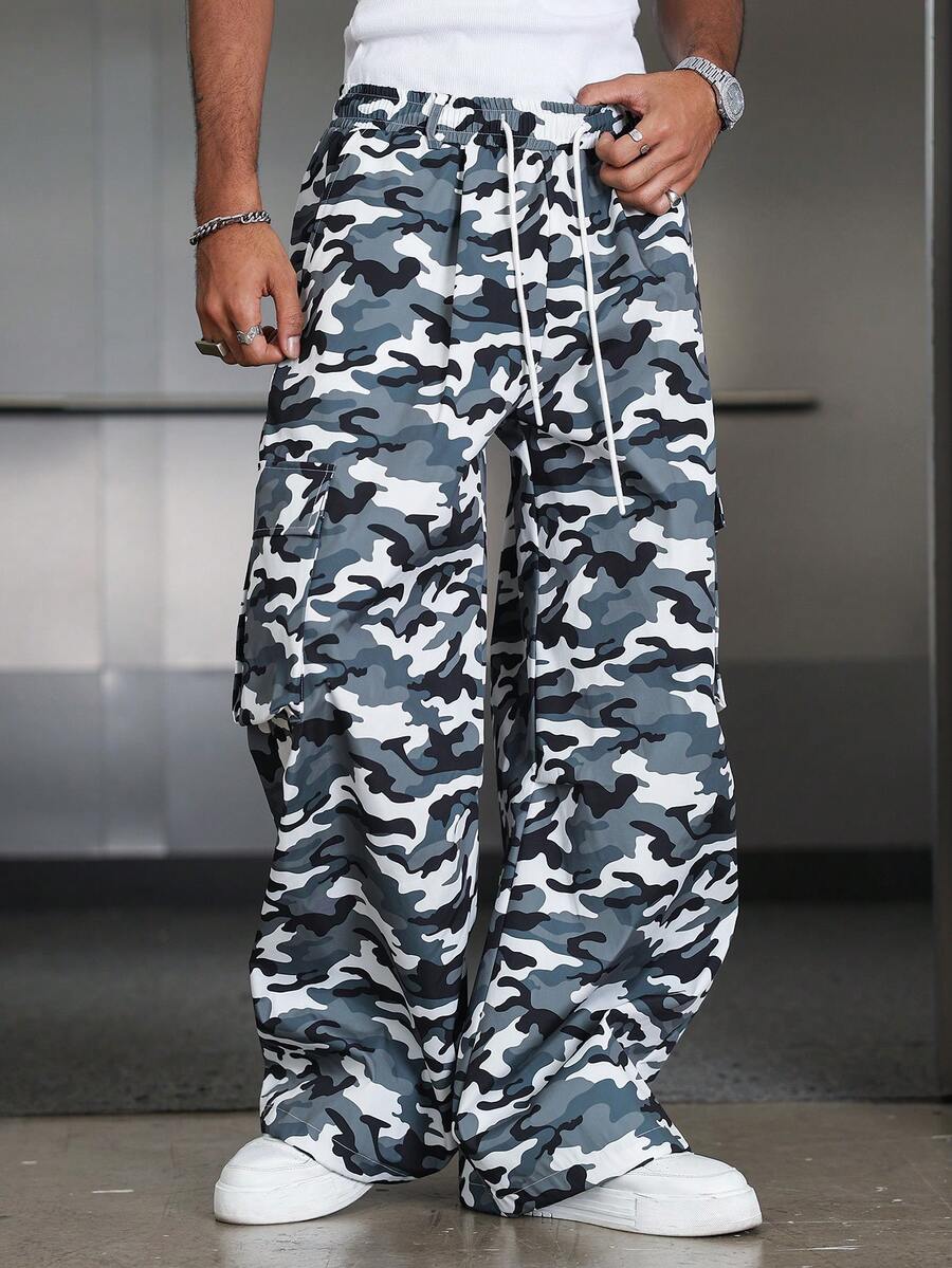 Men's Casual Loose Cargo Pants