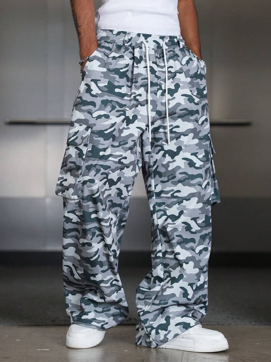 Men's Casual Loose Cargo Pants