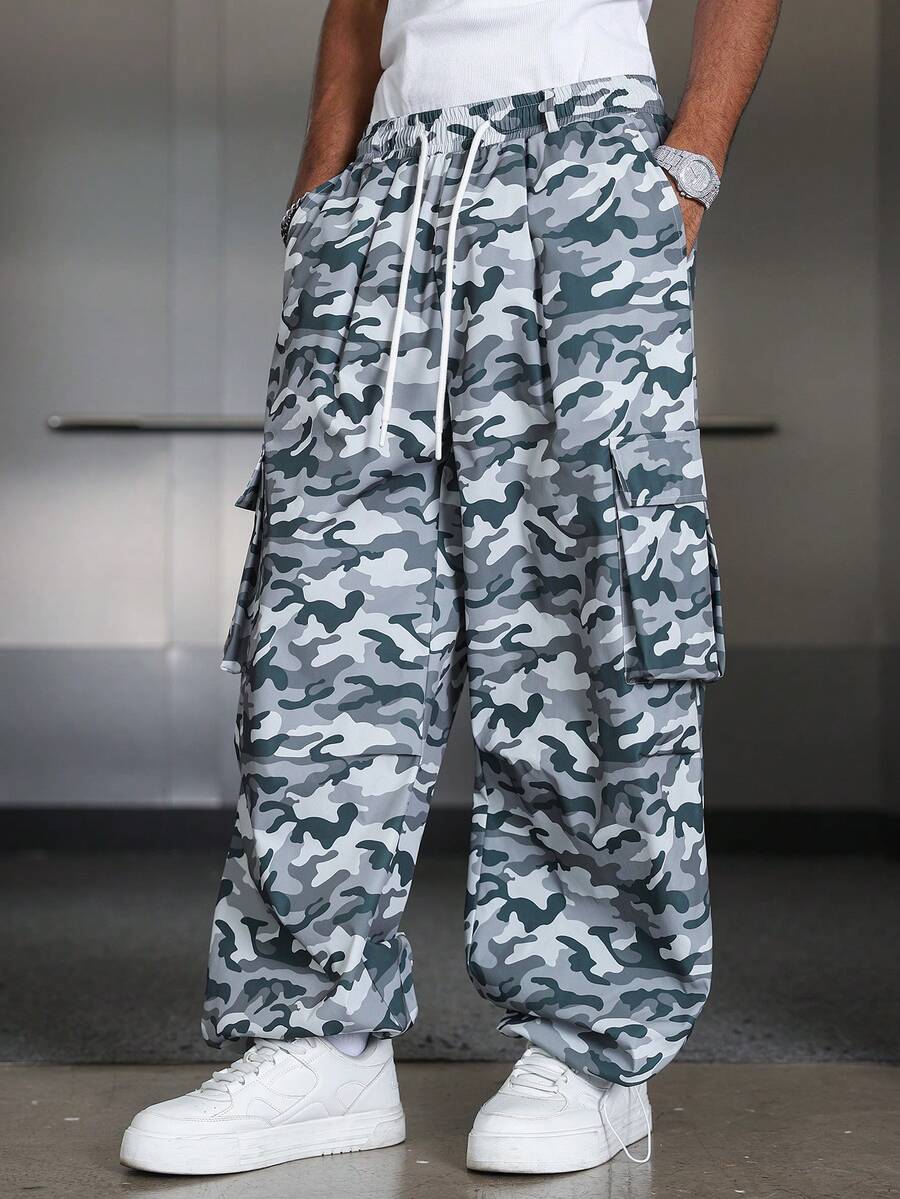 Men's Casual Loose Cargo Pants