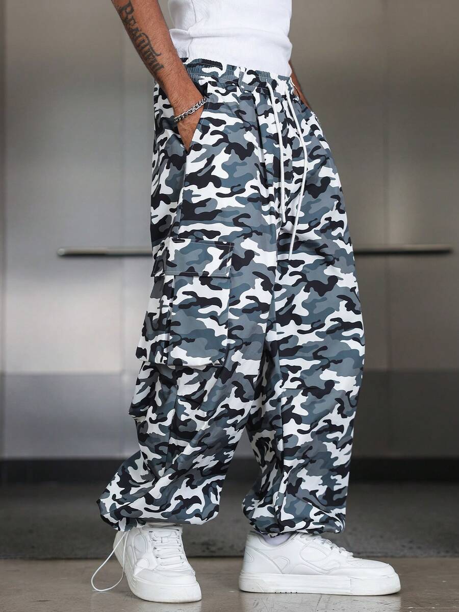 Men's Casual Loose Cargo Pants