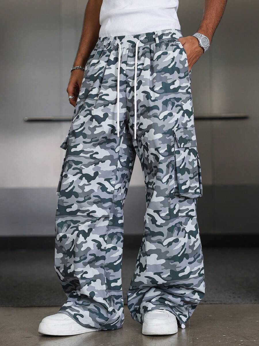 Men's Casual Loose Cargo Pants