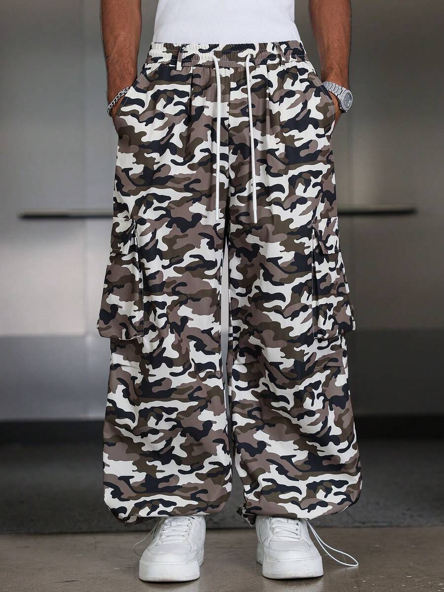 Men's Casual Loose Cargo Pants