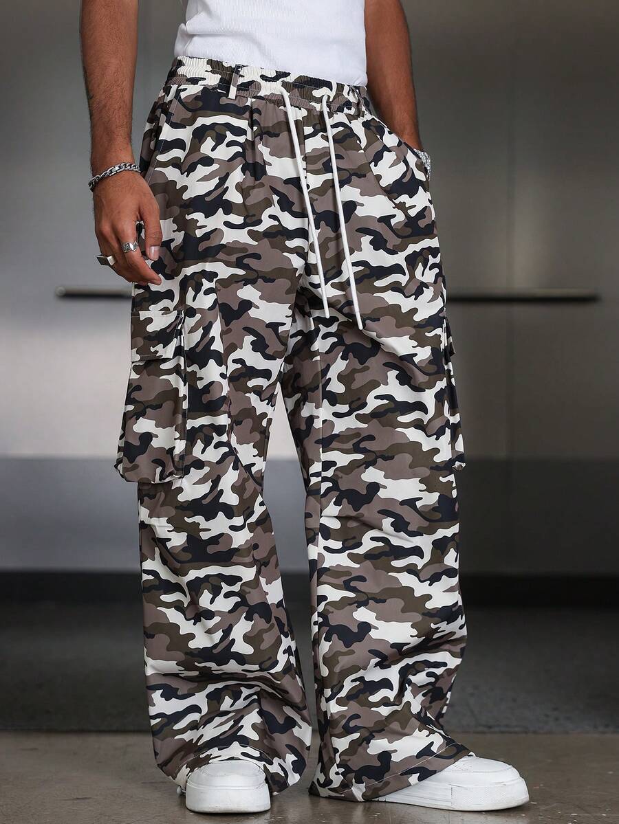 Men's Casual Loose Cargo Pants