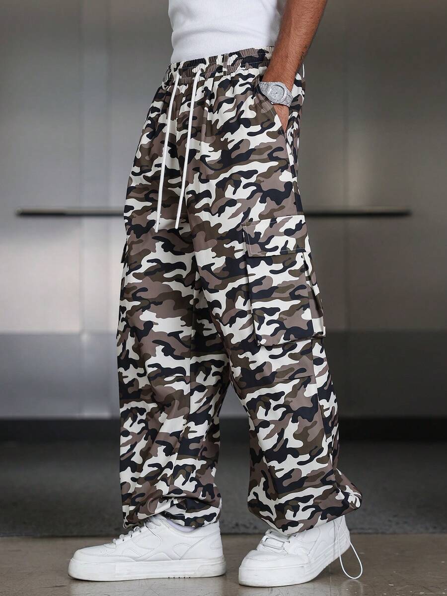Men's Casual Loose Cargo Pants