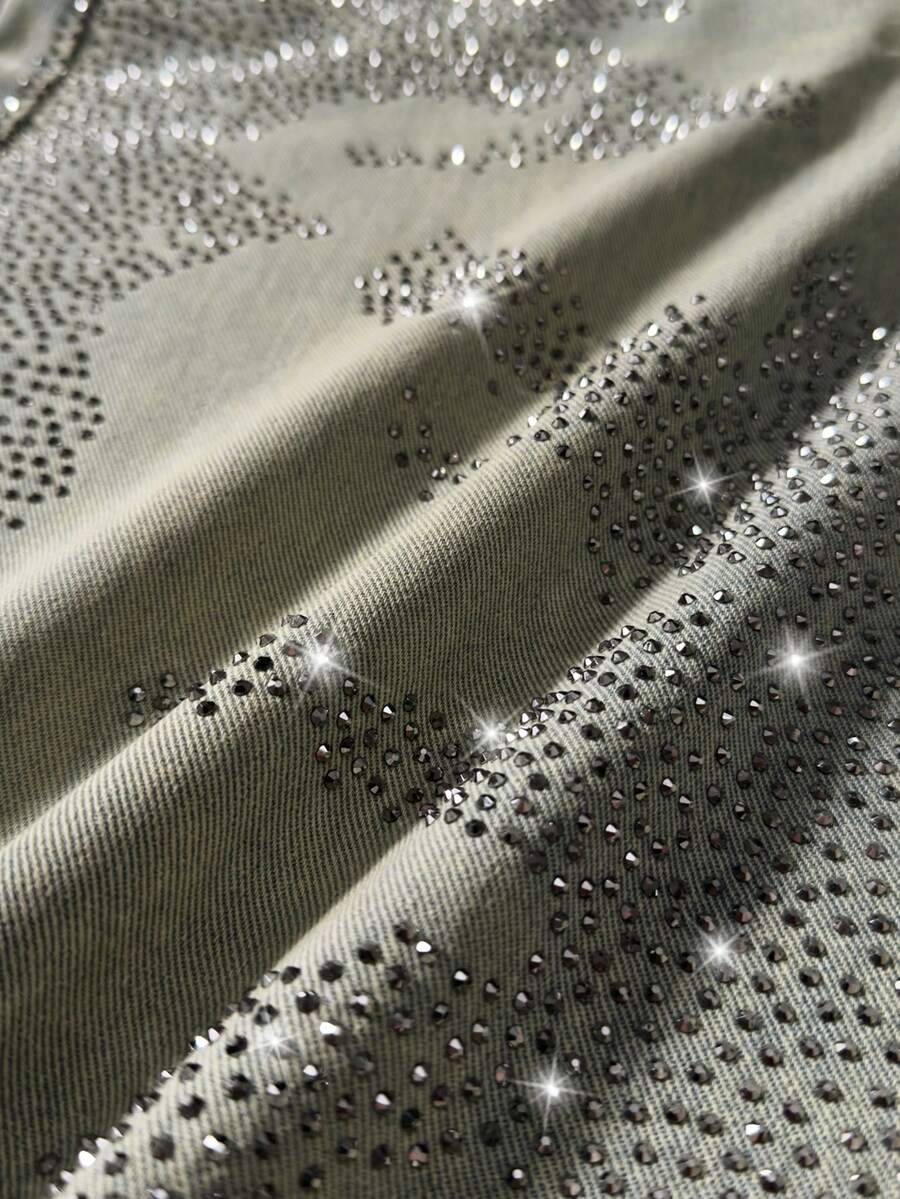 Floral Tiger Print Wide Leg Jeans