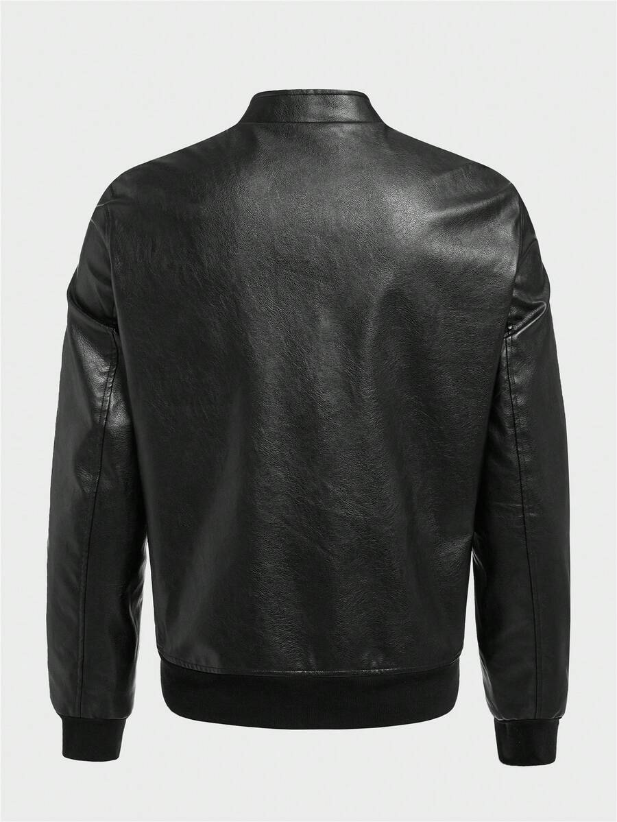 Men Woven Zip Up Jacket