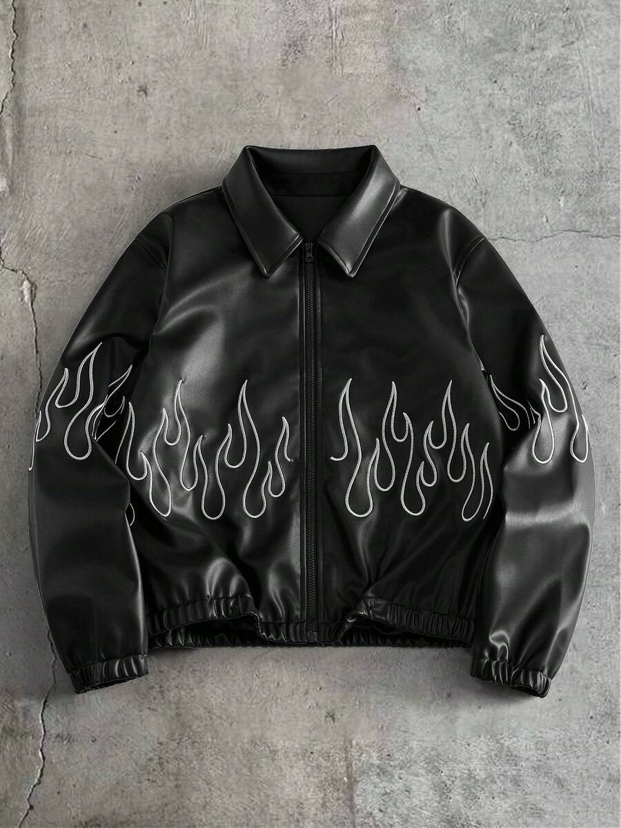 Men Woven Zip Up Jacket