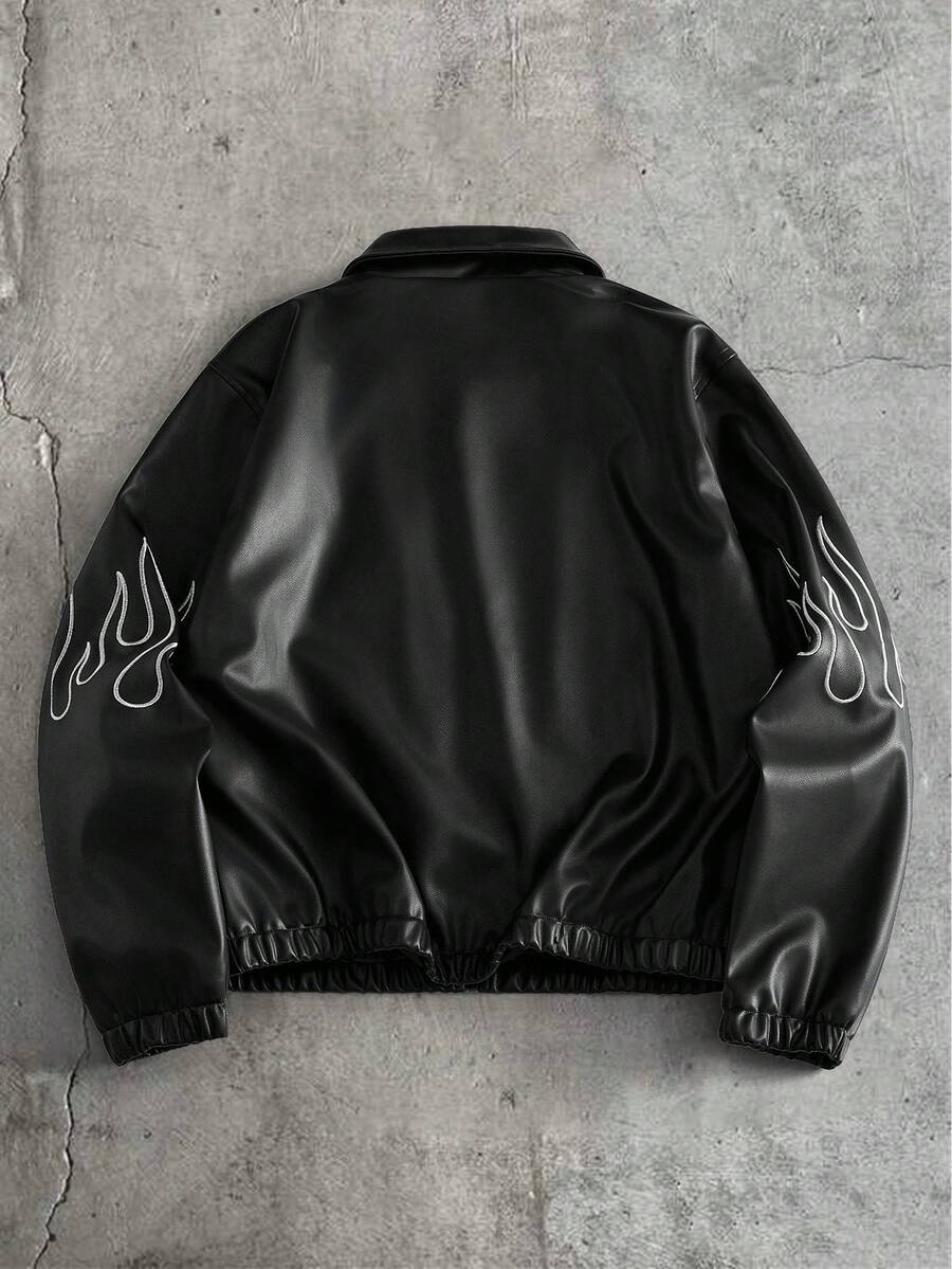 Men Woven Zip Up Jacket