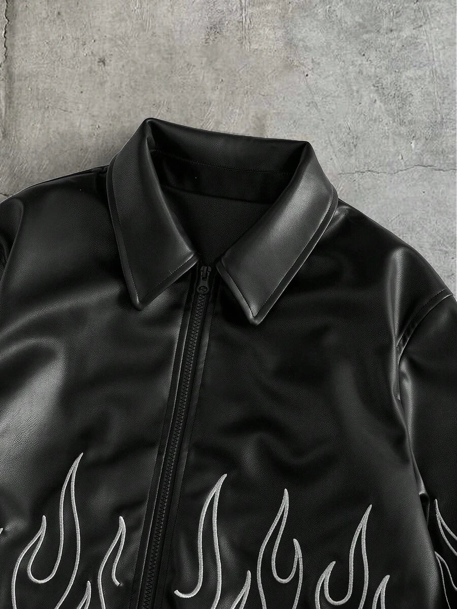 Men Woven Zip Up Jacket