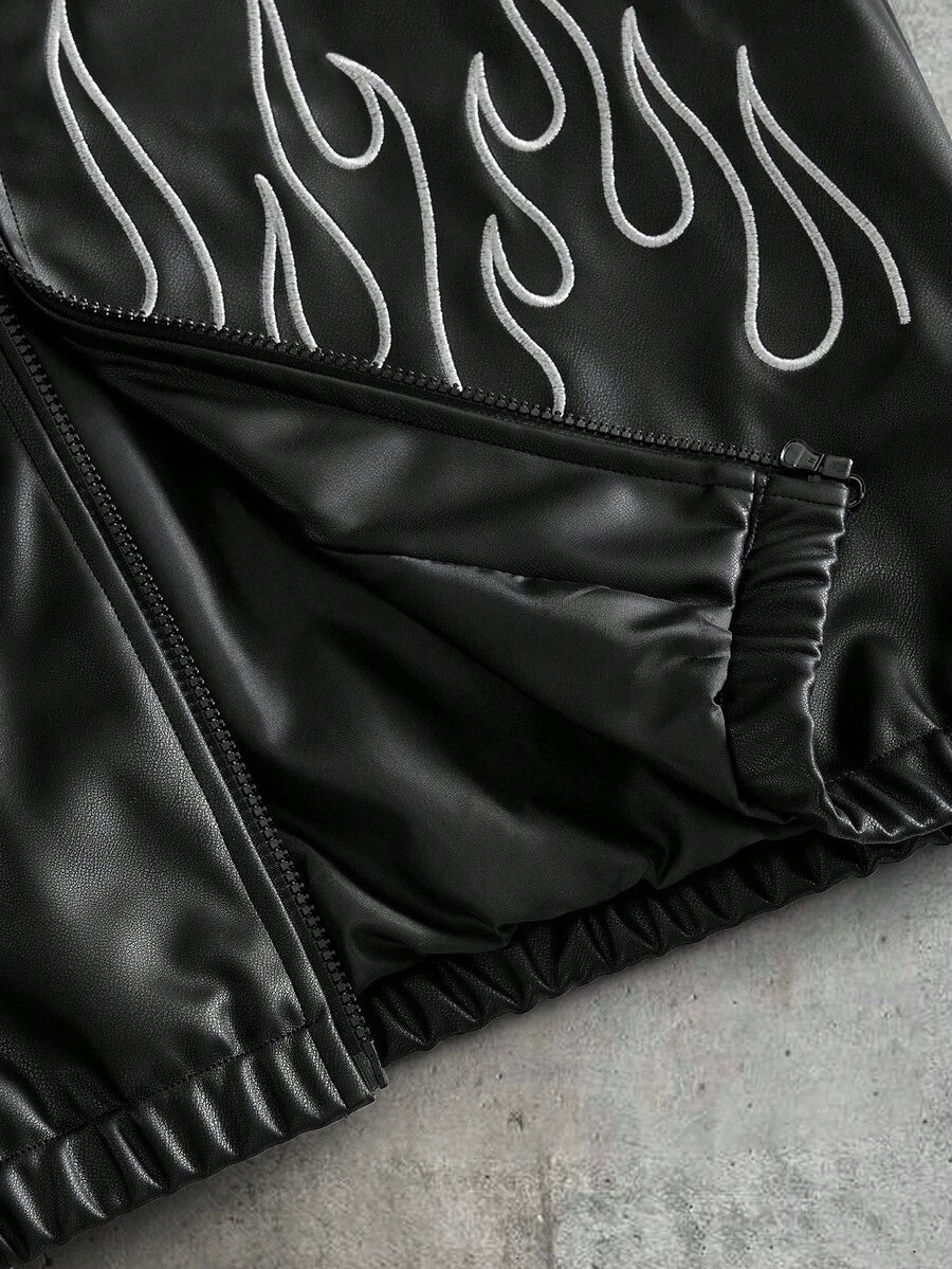 Men Woven Zip Up Jacket