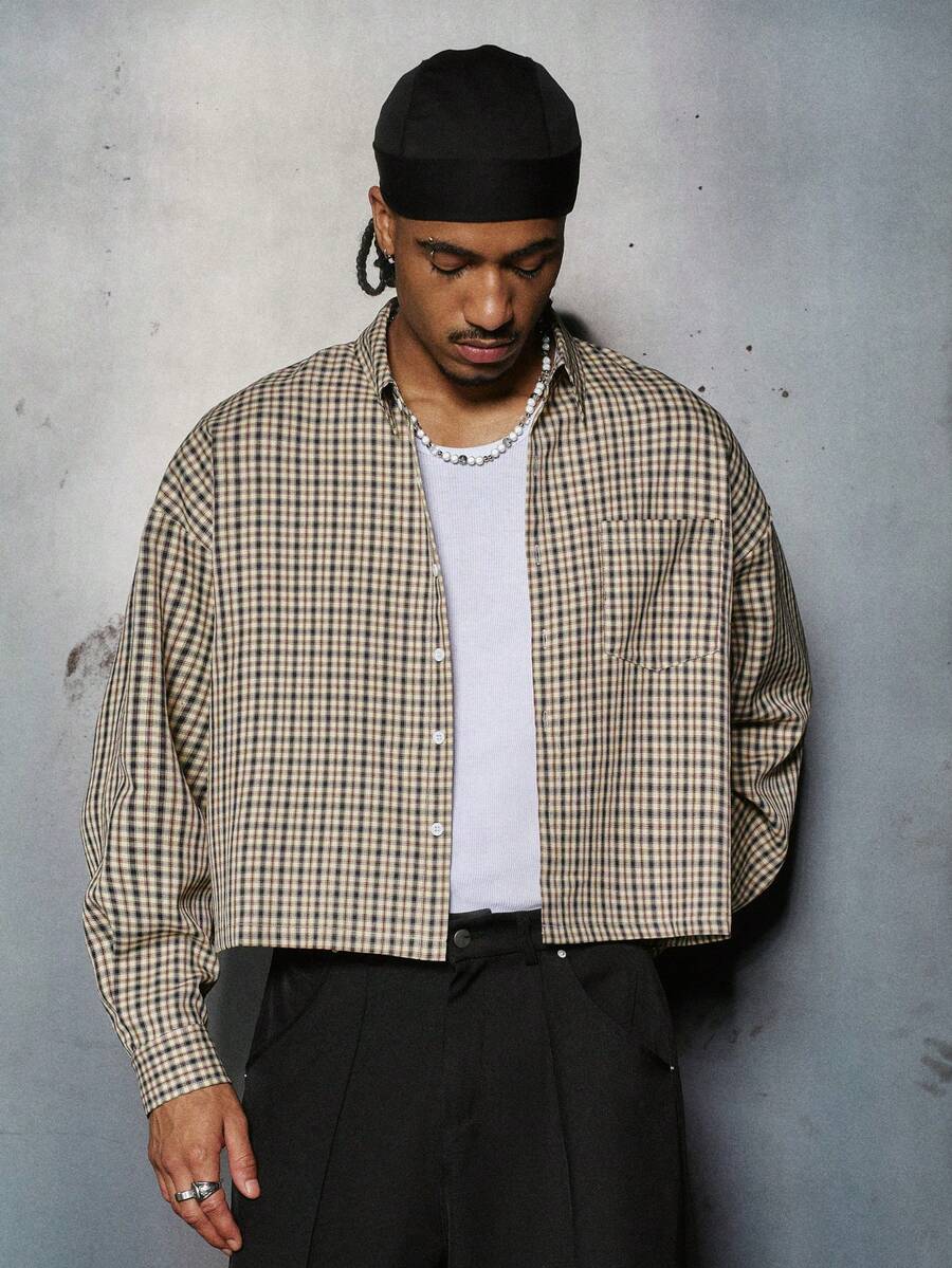 Men's Casual Long Sleeve Printed Shirt