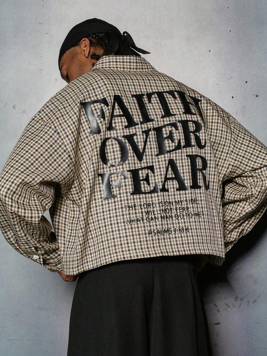 Men's Casual Long Sleeve Printed Shirt