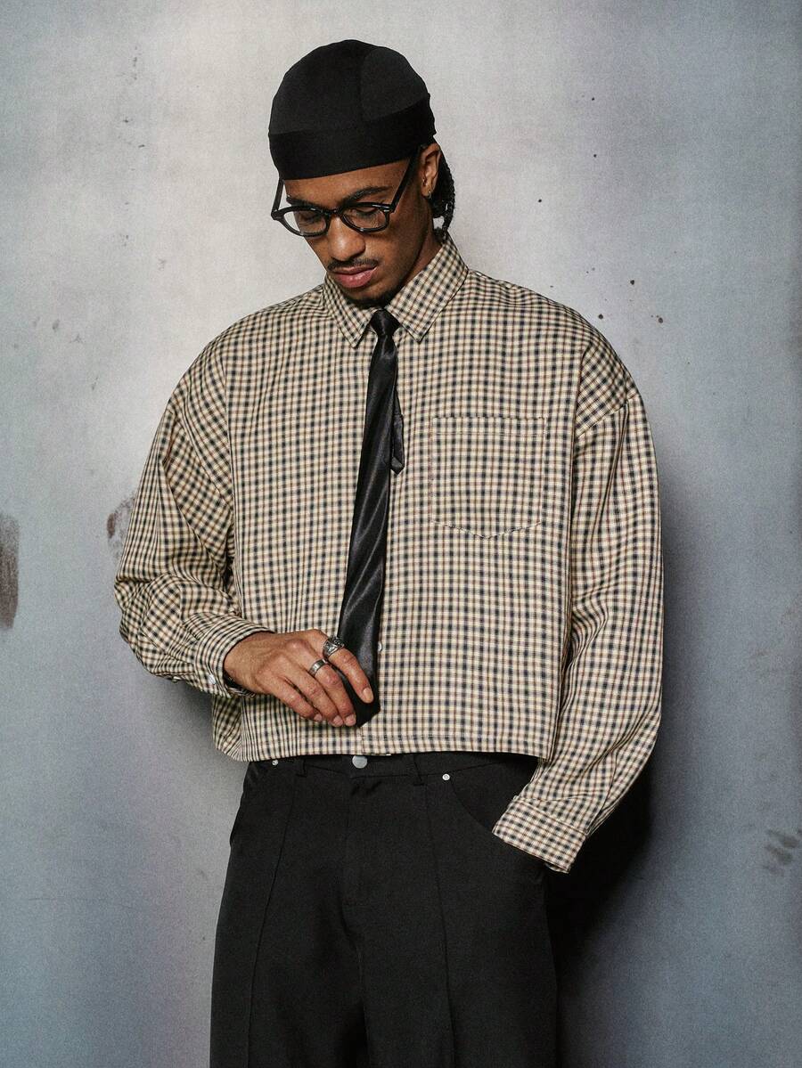 Men's Casual Long Sleeve Printed Shirt