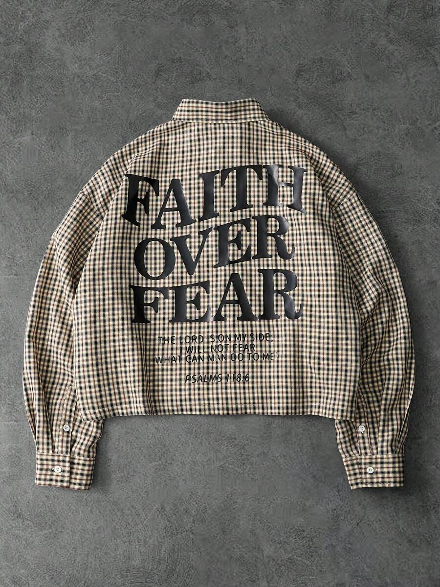 Men's Casual Long Sleeve Printed Shirt