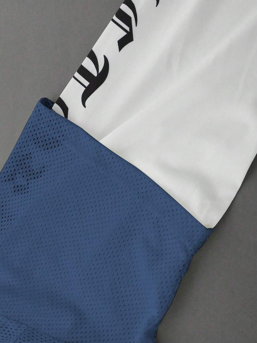 Men's Striped Long Sleeve Casual Polo Shirt