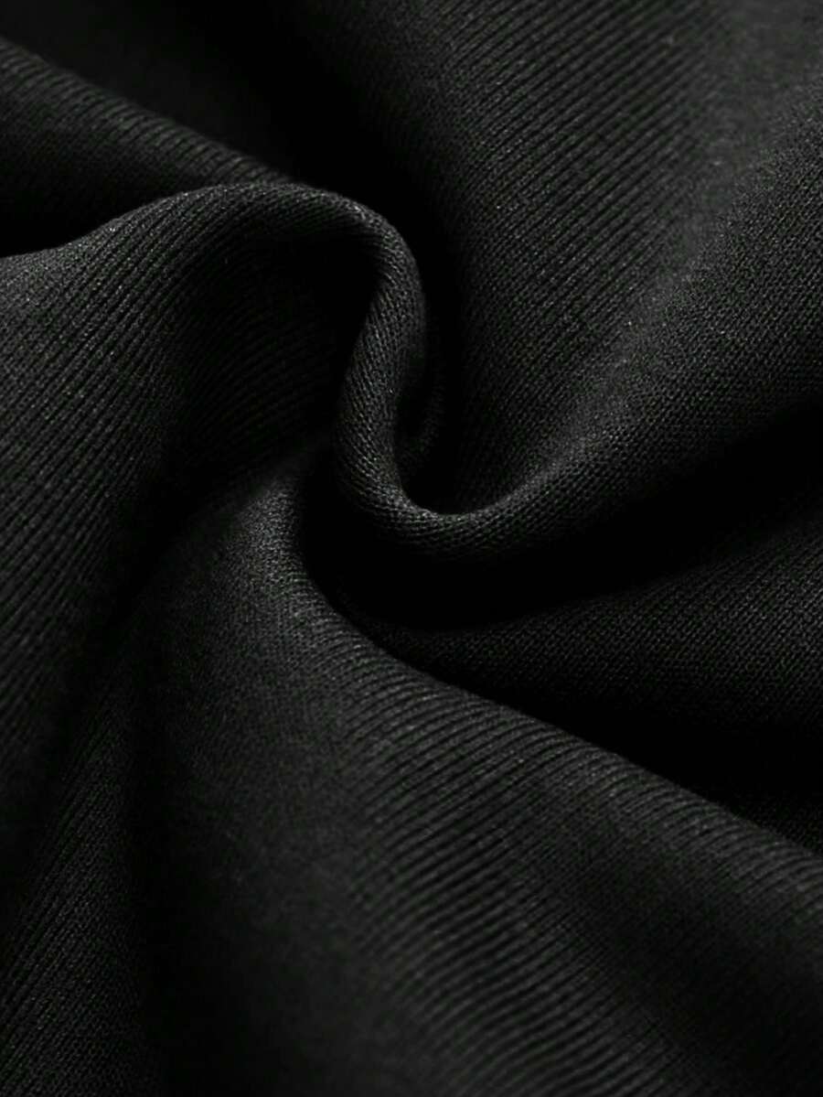 Men's Skull Cross Print Pocket Hoodie