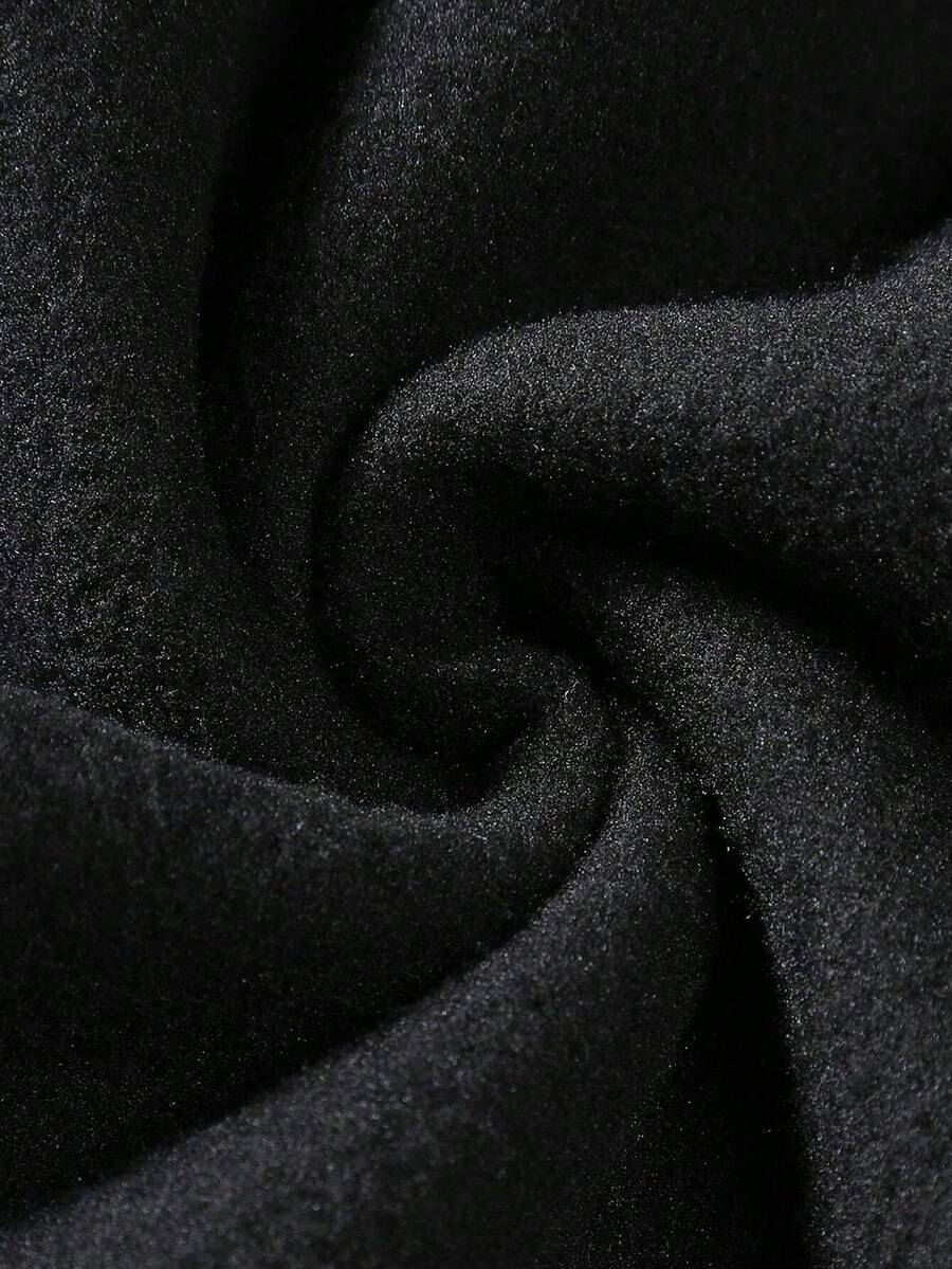 Men's Skull Cross Print Pocket Hoodie