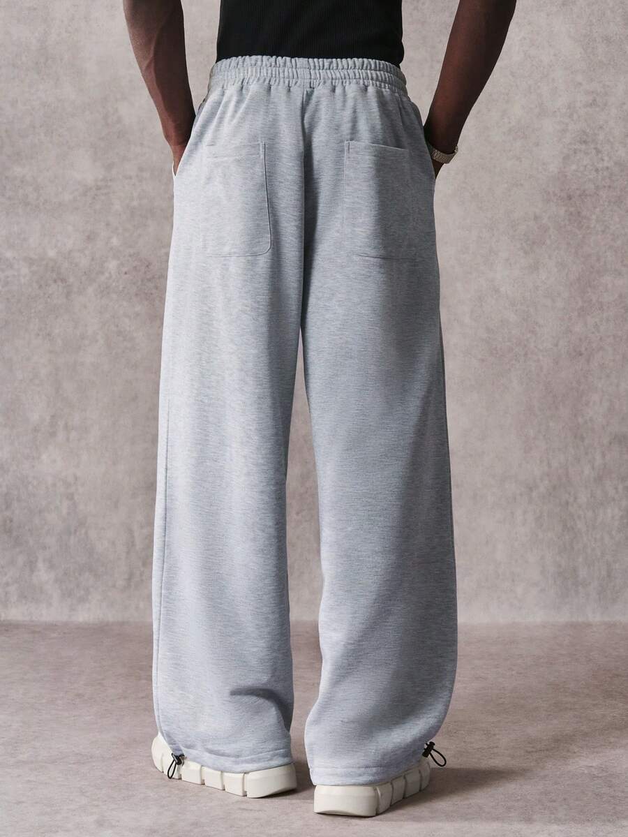 Men's Elastic Waist Strap-Divider Casual Sweatpants
