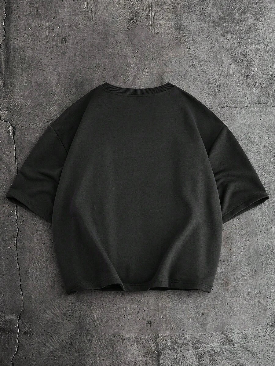 Leopard Patchwork T-Shirt And Pants Set