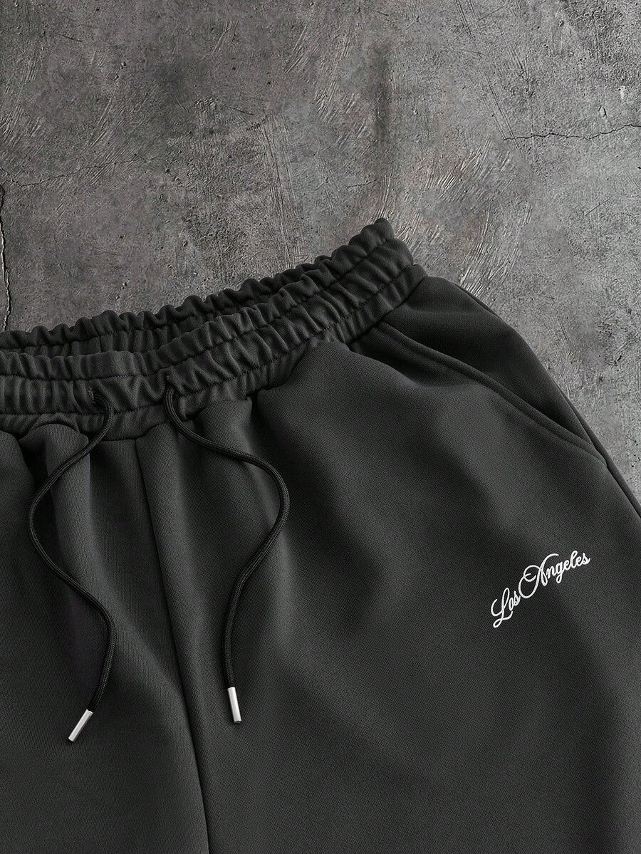 Leopard Patchwork T-Shirt And Pants Set