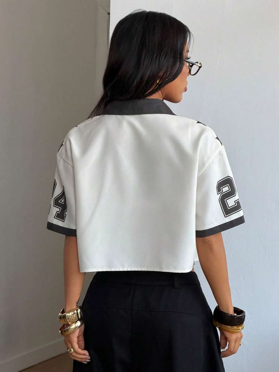 Women's Vintage Cropped Shirt