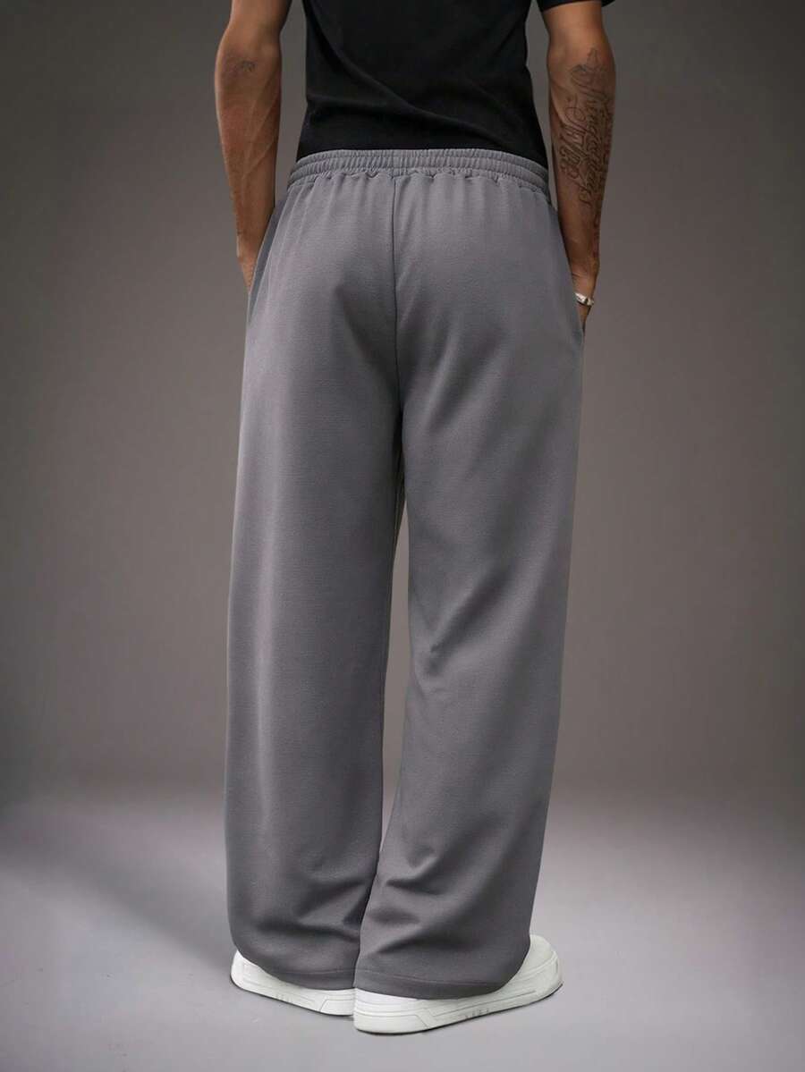 Men's Elastic Waist Strap-Divider Casual Sweatpants