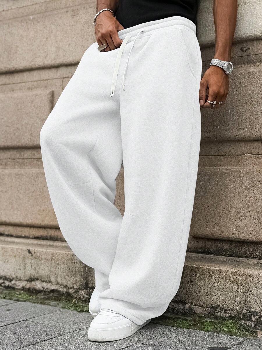 Men's Elastic Waist Strap-Divider Casual Sweatpants